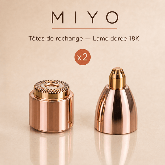 MIYO™ – Têtes de Rechange 18K (Lot de 2) - Miyo
