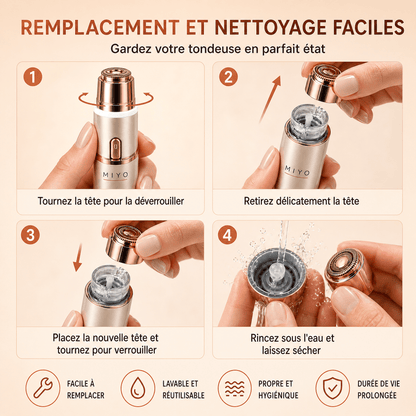 MIYO tondeuse 2-en-1 - contenu du coffret complet